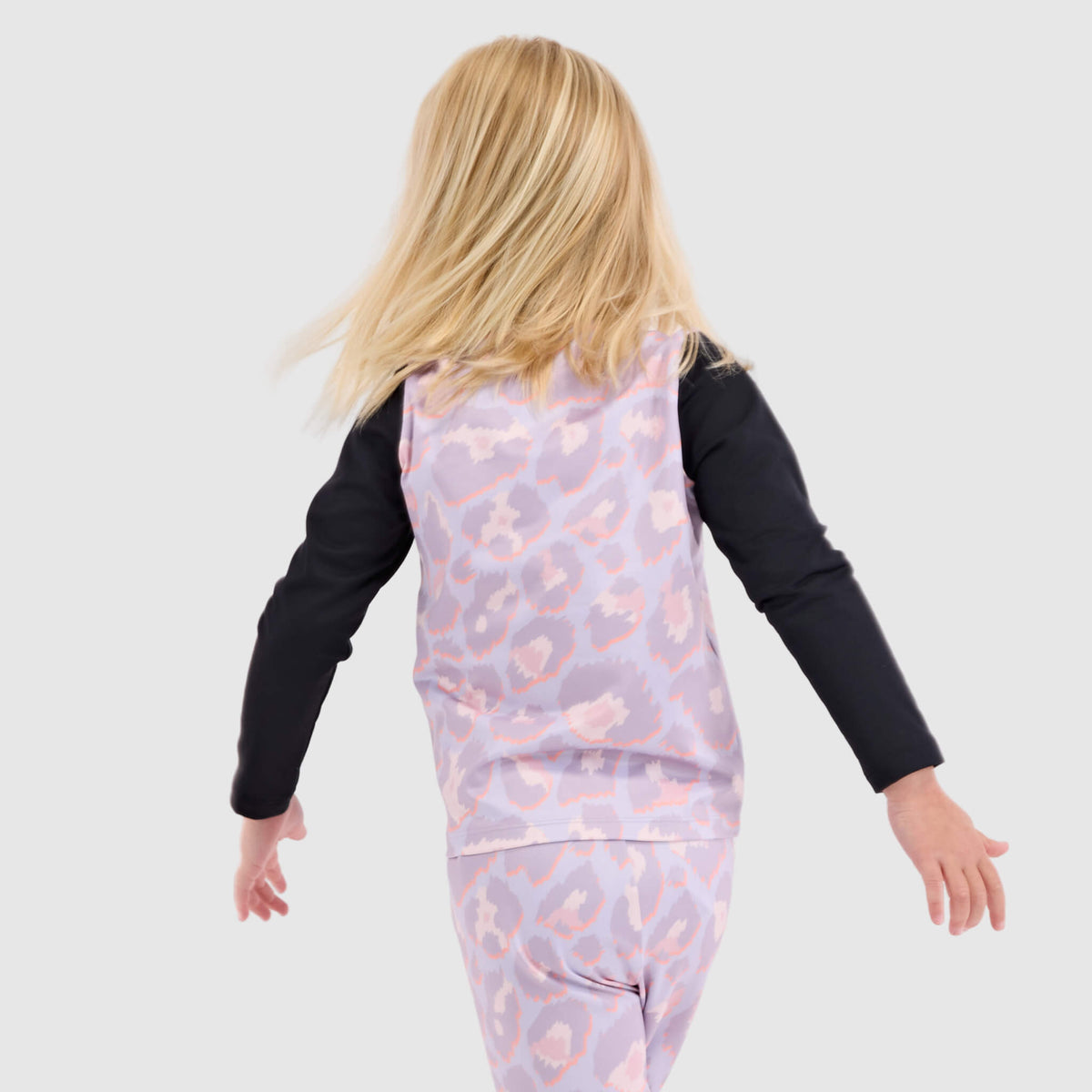 Kids' Little Pine Crewneck Long Sleeve BlackStrap #color_ocelot dusk