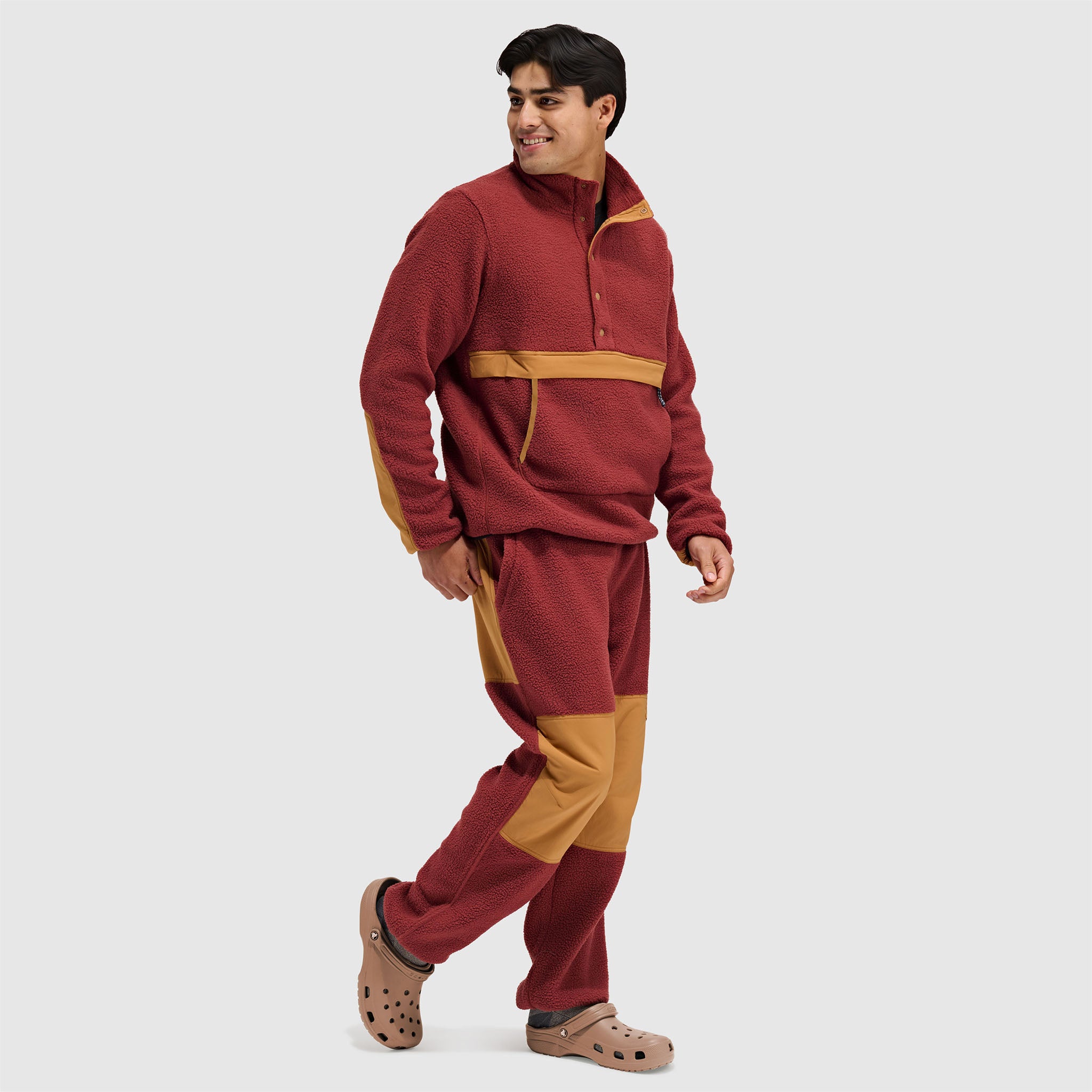 BlackStrap Mens Caldera Sherpa Fleece Half Snap #color_jory