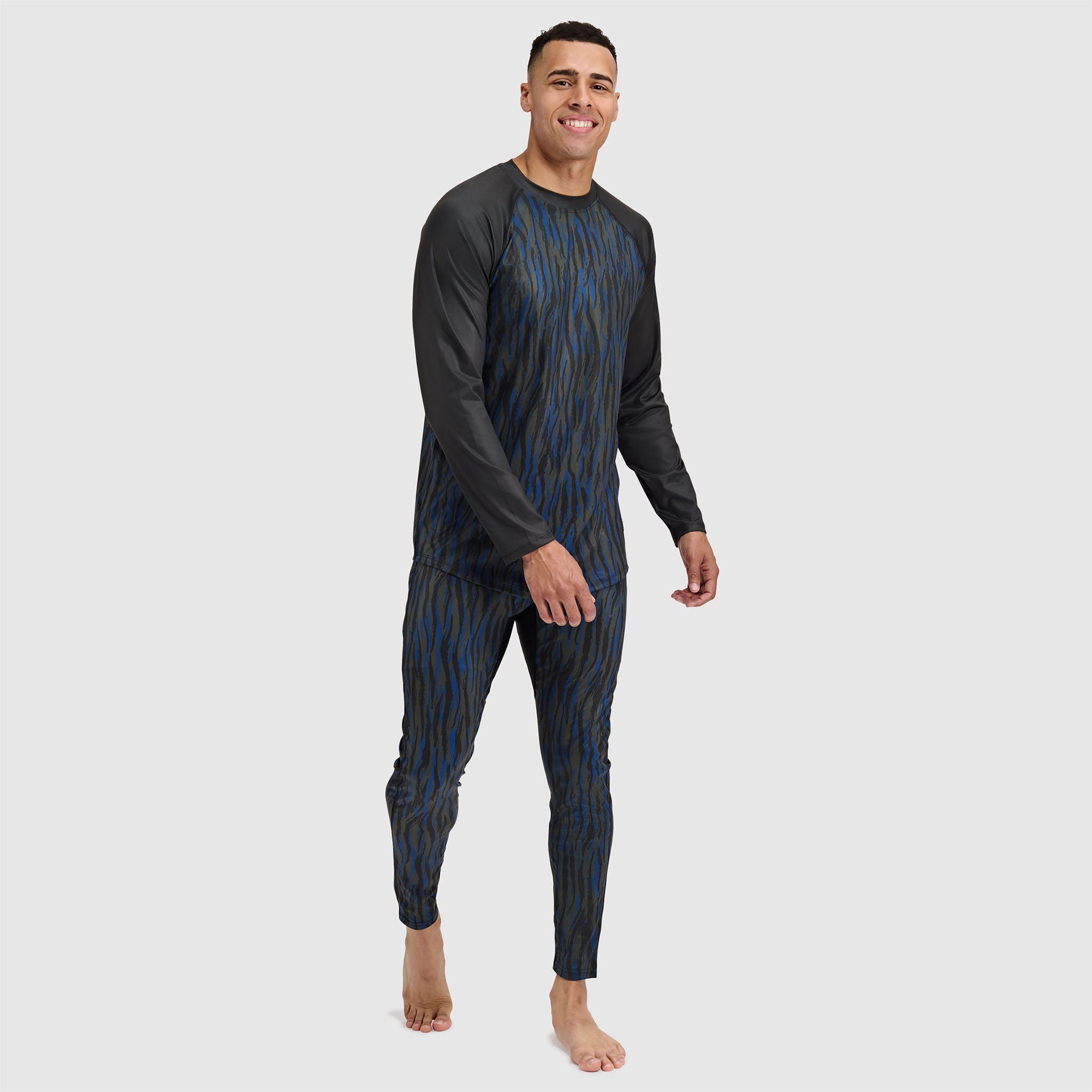 Men's Skyliner All-Season Base Layer Crewneck BlackStrap #color_pondy deschutes