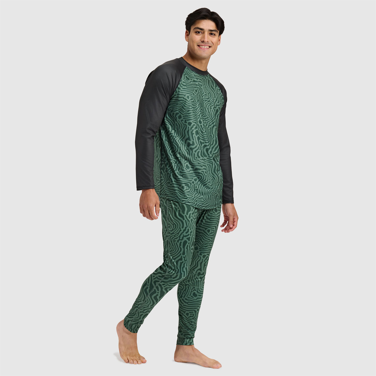 Men's Skyliner All-Season Base Layer Pants BlackStrap #color_inprint obsidian