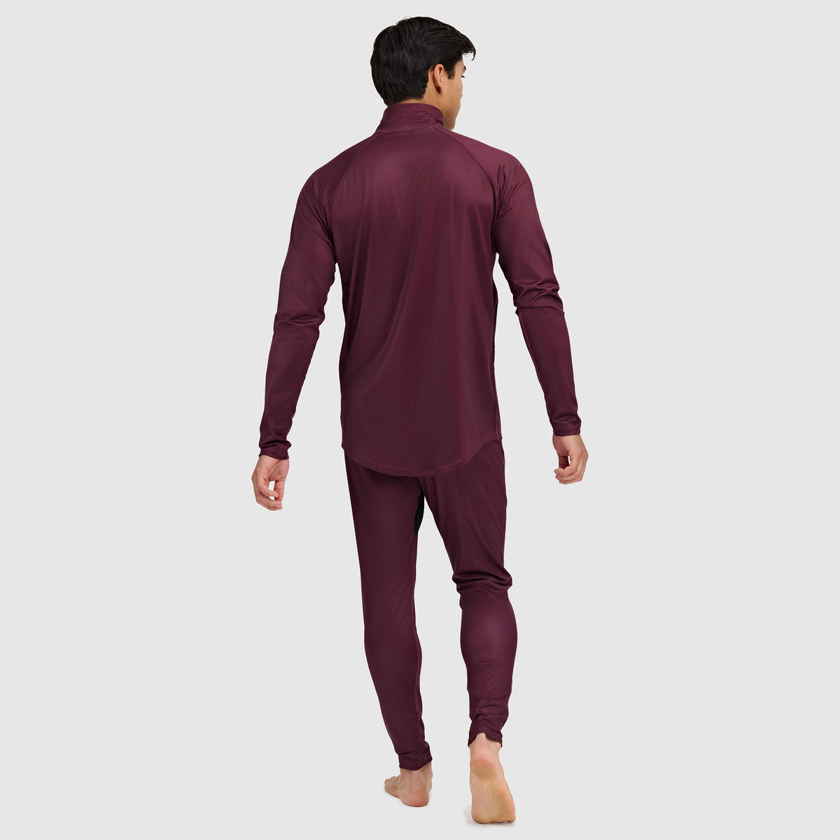 BlackStrap Mens Vista Quater Zip Pullover #color_cherry