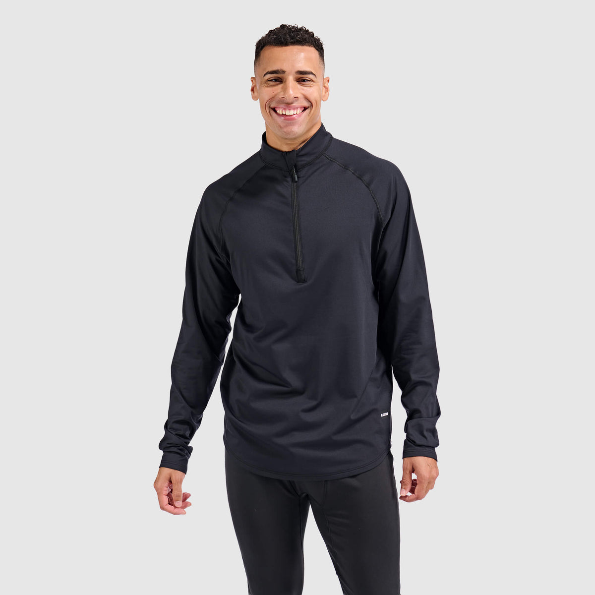 BlackStrap Mens Vista Quater Zip Pullover #color_black