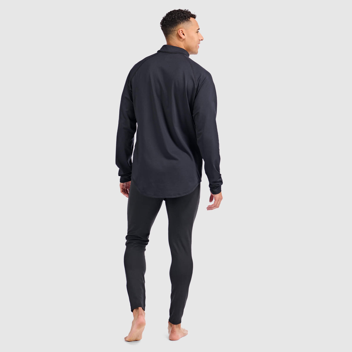 BlackStrap Mens Vista Quater Zip Pullover #color_black