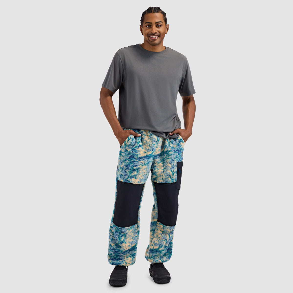 BlackStrap Mens Caldera Fleece Pant #color_pulse deschutes