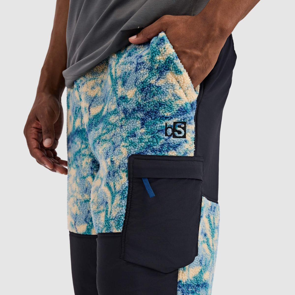 BlackStrap Mens Caldera Fleece Pant #color_pulse deschutes