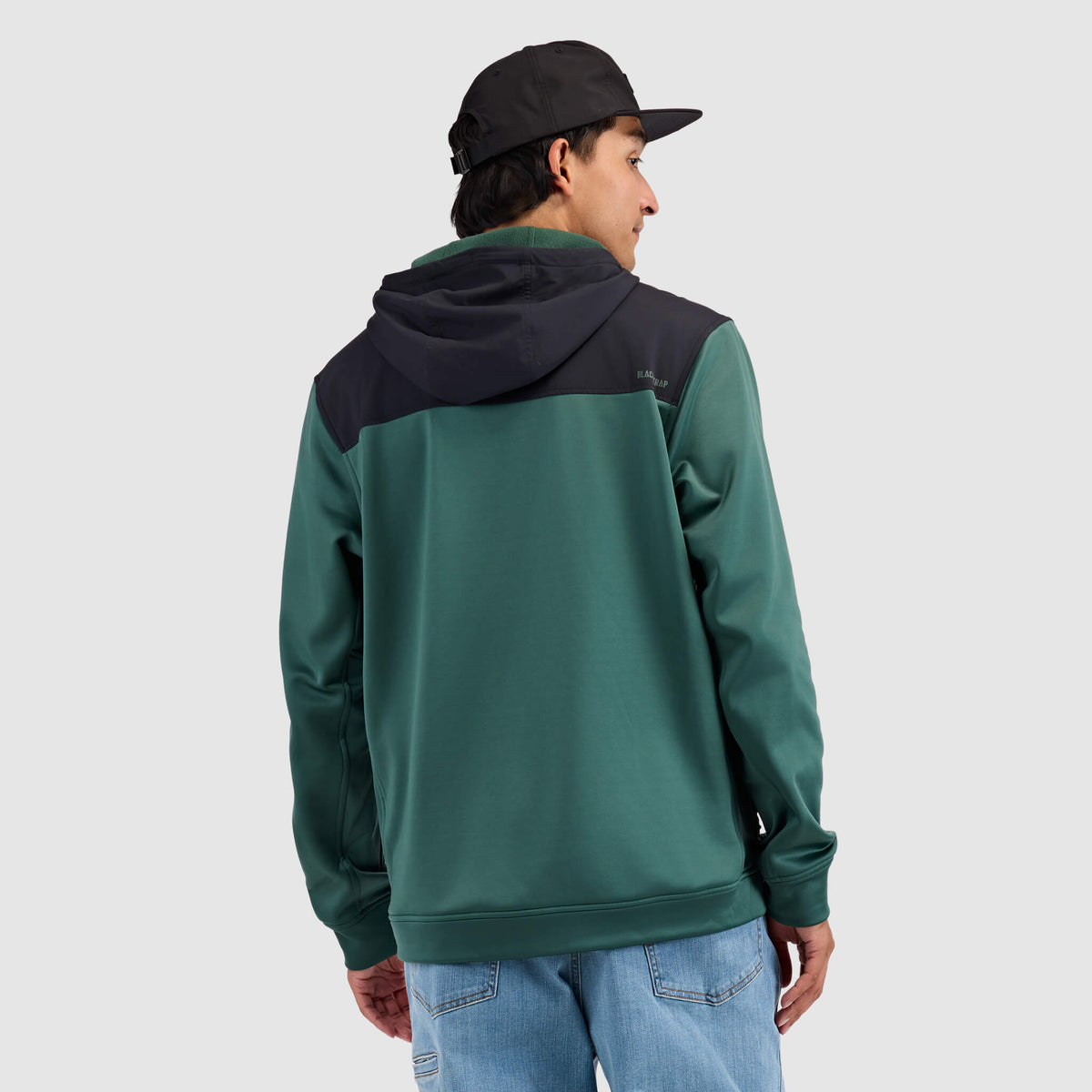 BlackStrap Mens Spectrum Full Zip Hoodie #color_obsidian