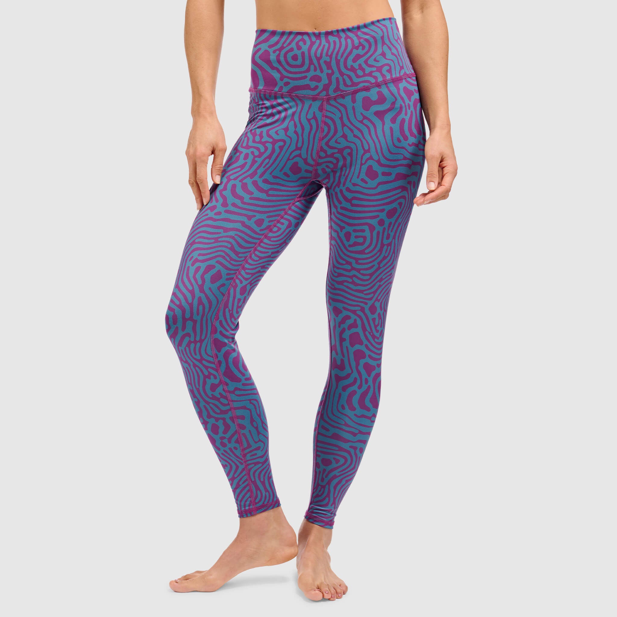 Women's Skyliner All-Season Base Layer Leggings #color_inprint currant