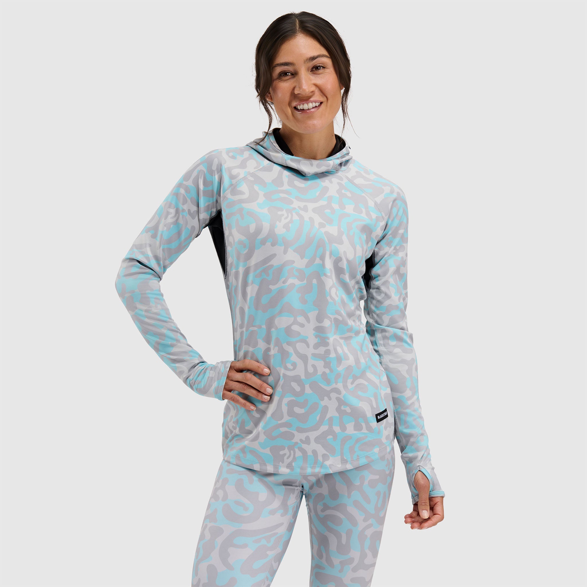 BlackStrap Women's Summit Baselayer Hoodie #color_animo ash