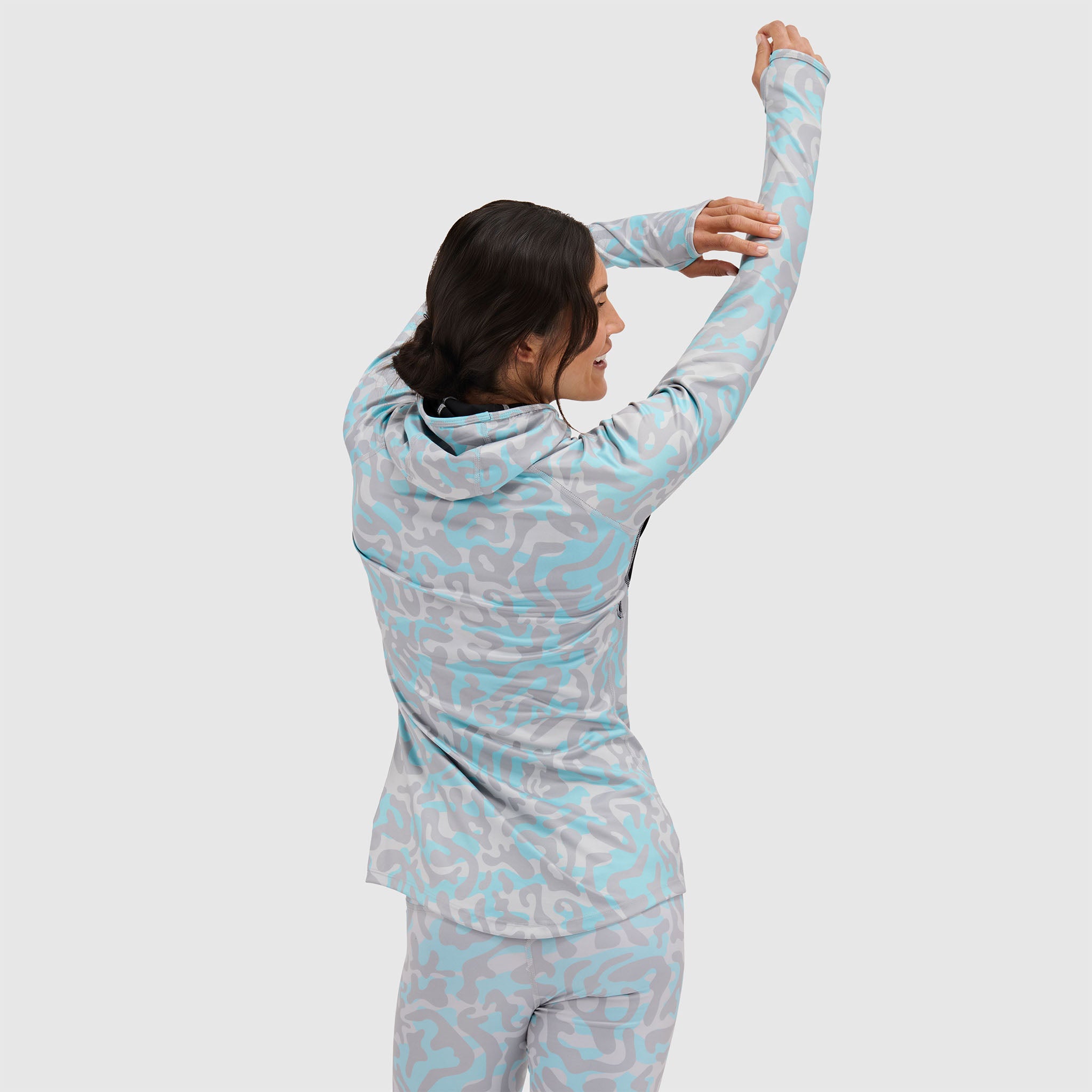 BlackStrap Women's Summit Baselayer Hoodie #color_animo ash