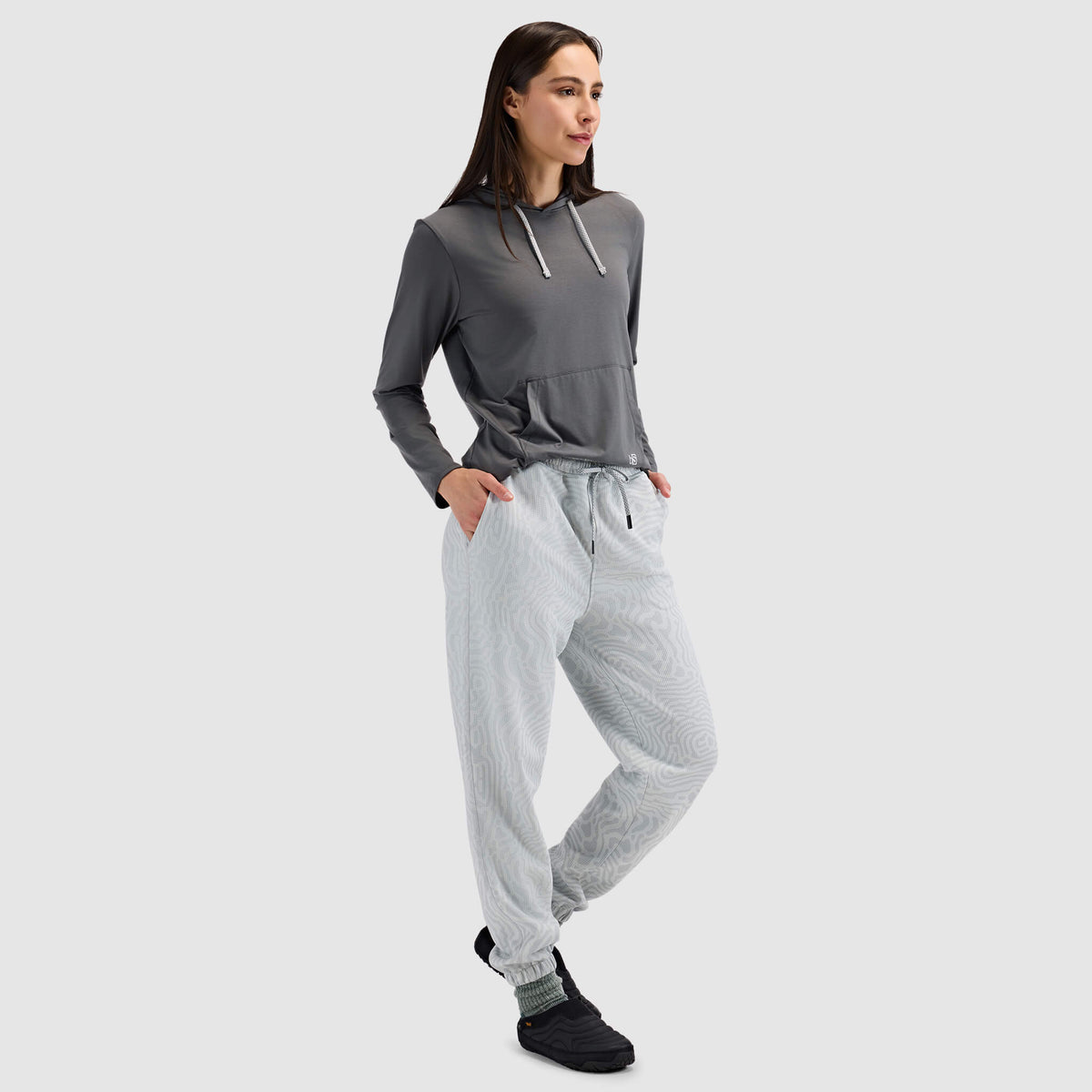 BlackStrap Women's Baseleisure Jogger Pant #color_inprint ash