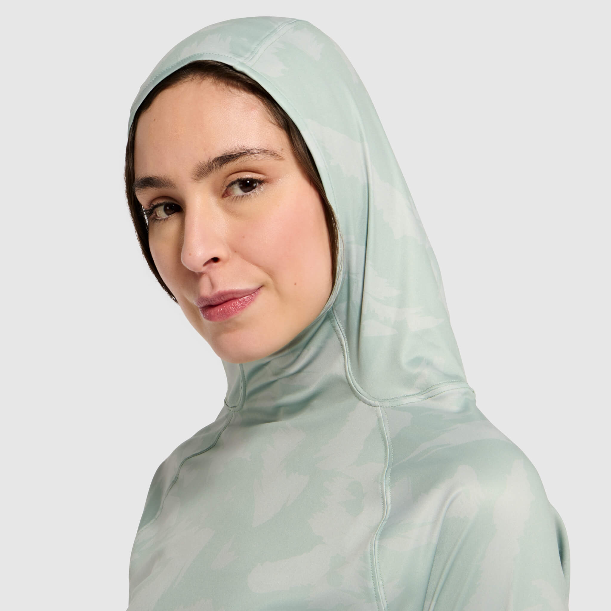Women's Brackish Hoodie BlackStrap #color_slash spruce