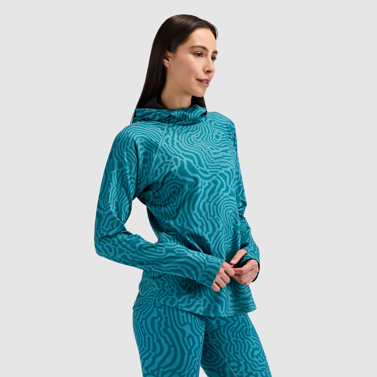 BlackStrap Women's Summit Baselayer Hoodie #color_inprint surge