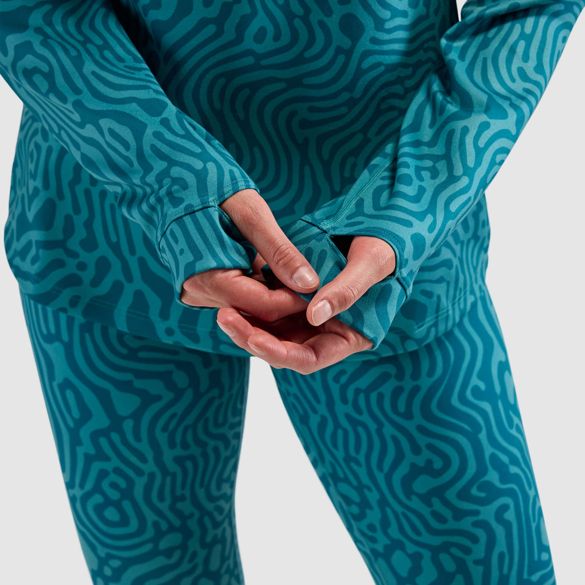 BlackStrap Women's Summit Baselayer Hoodie #color_inprint surge