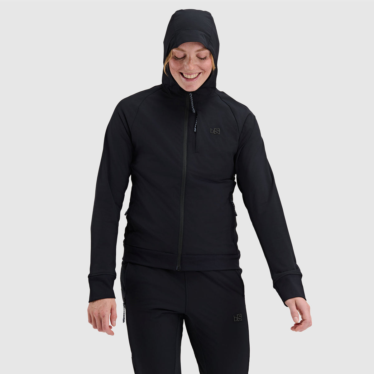BlackStrap Womens Tribrid Full Zip Jacket #color_black