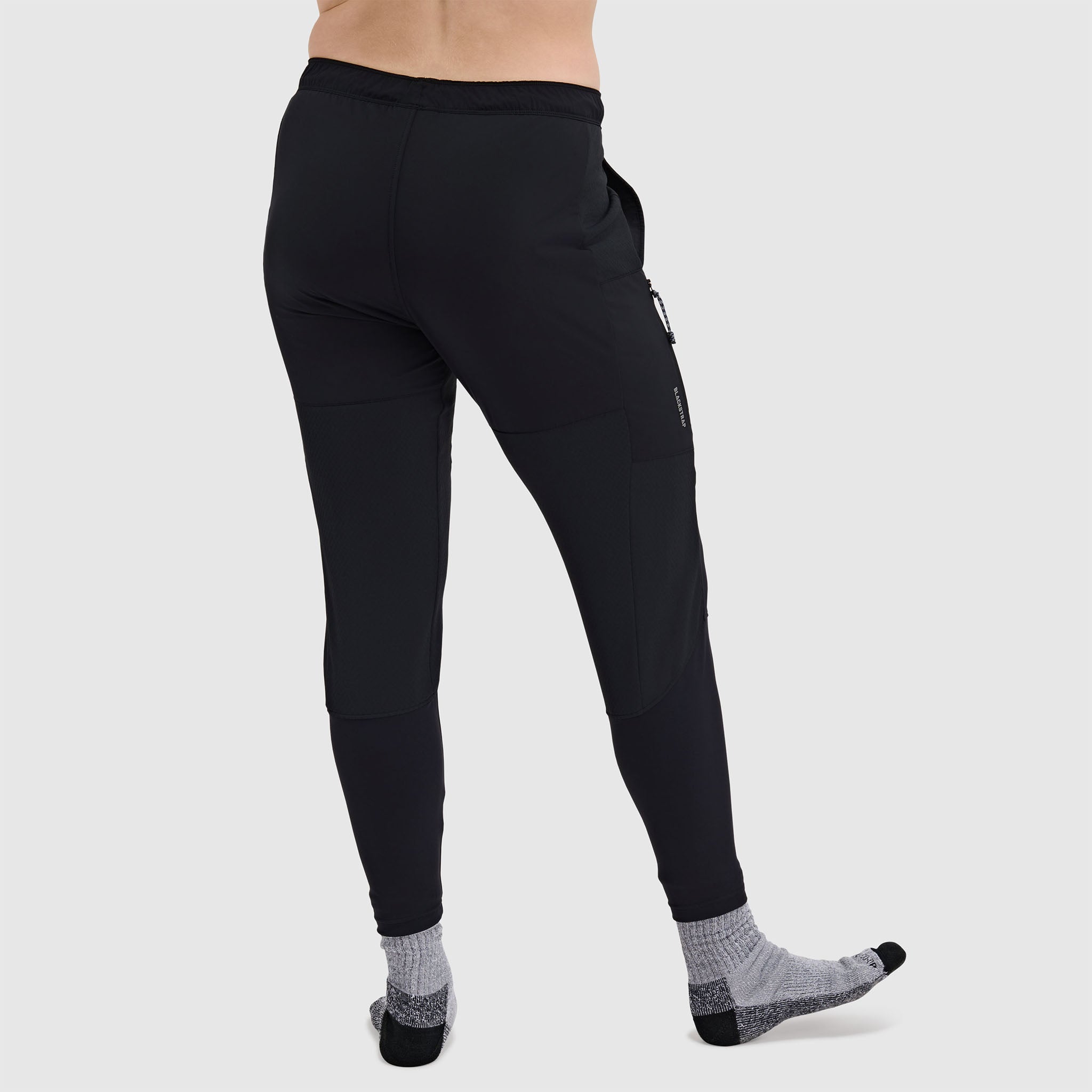 BlackStrap Women's Tribrid Grid Fleece Pant #color_black
