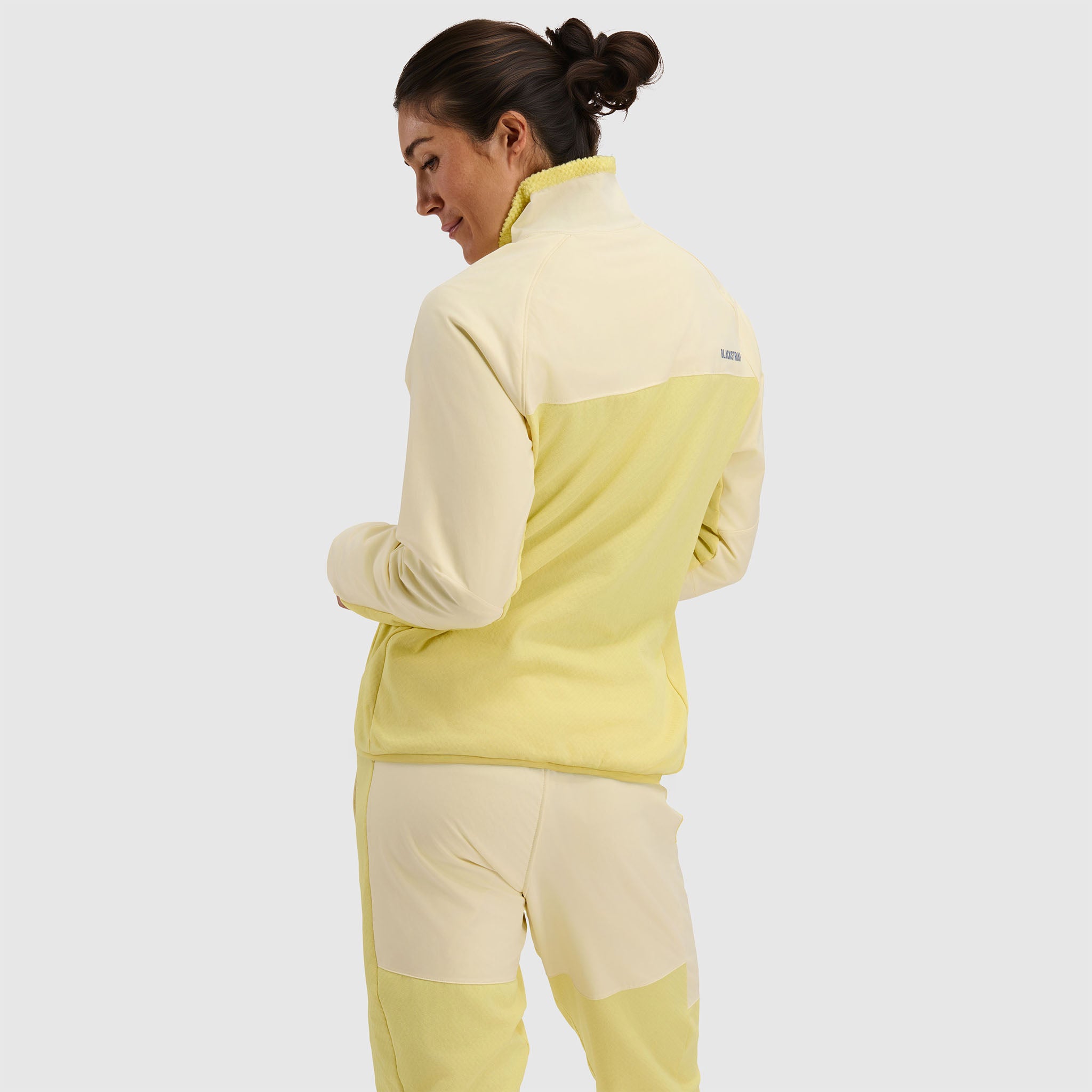 BlackStrap Women's Tribrid Grid Fleece Half Snap Pullover #color_orion