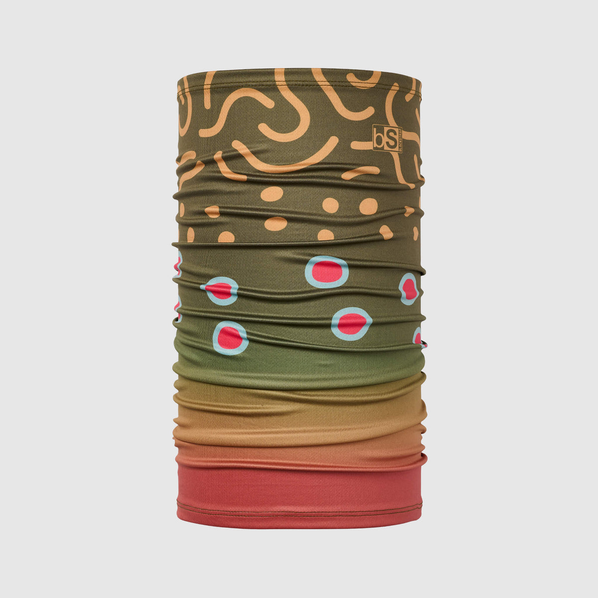 BlackStrap Daily Tube Neck Gaiter  #color_trouty cutthroat