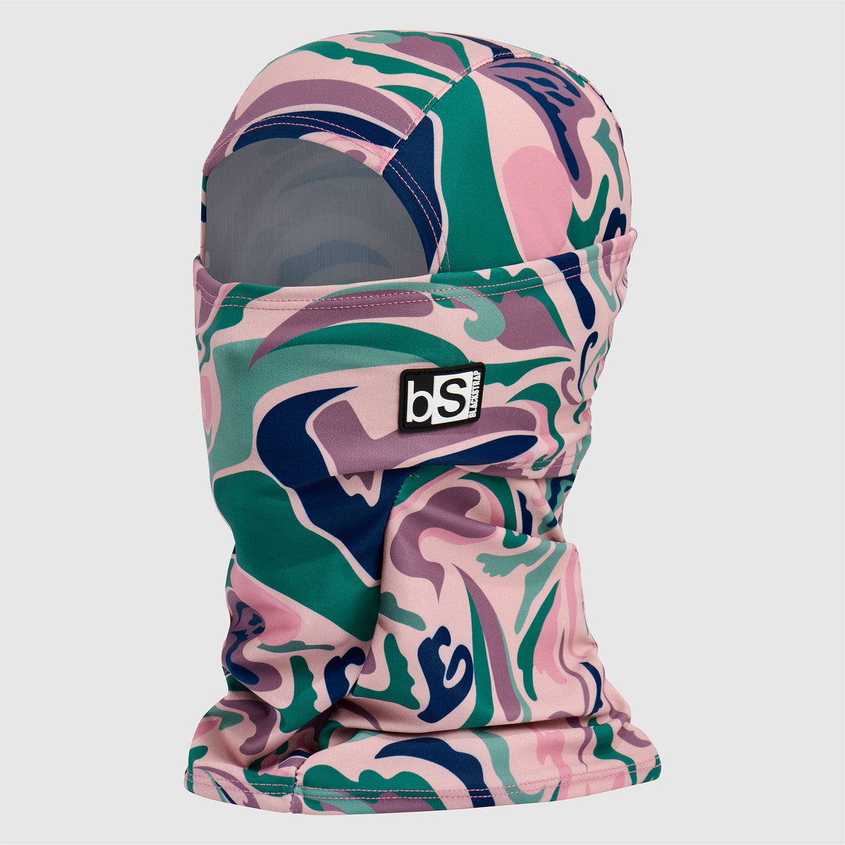 Hood Balaclava | Prints BlackStrap Splash Neon #color_mountain-evergreen