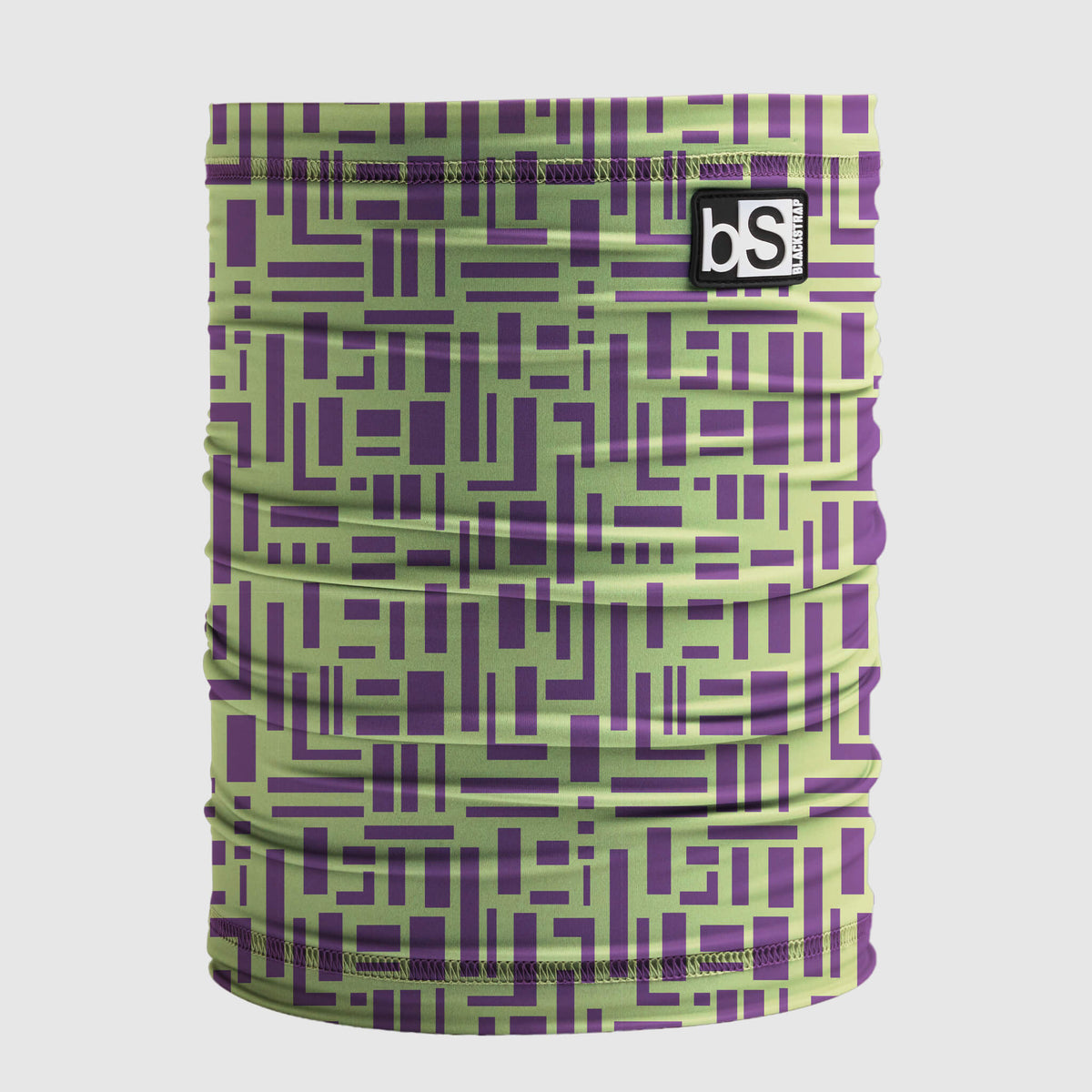Kids' Dual Layer Tube Neck Warmer | Prints BlackStrap #color_labyrinth-sprout