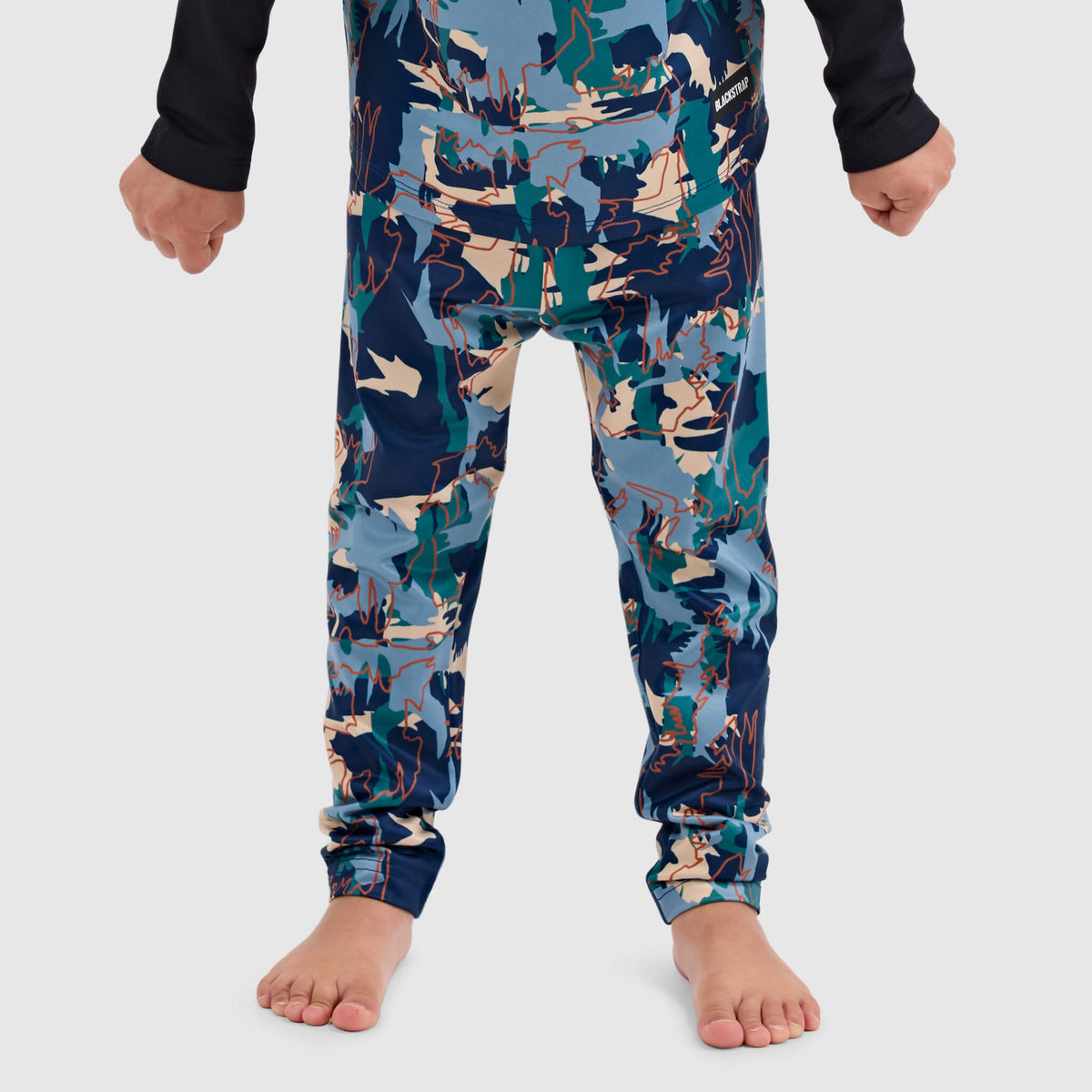 Kids' Little Pine Baselayer Pant BlackStrap #color_badlands deschutes