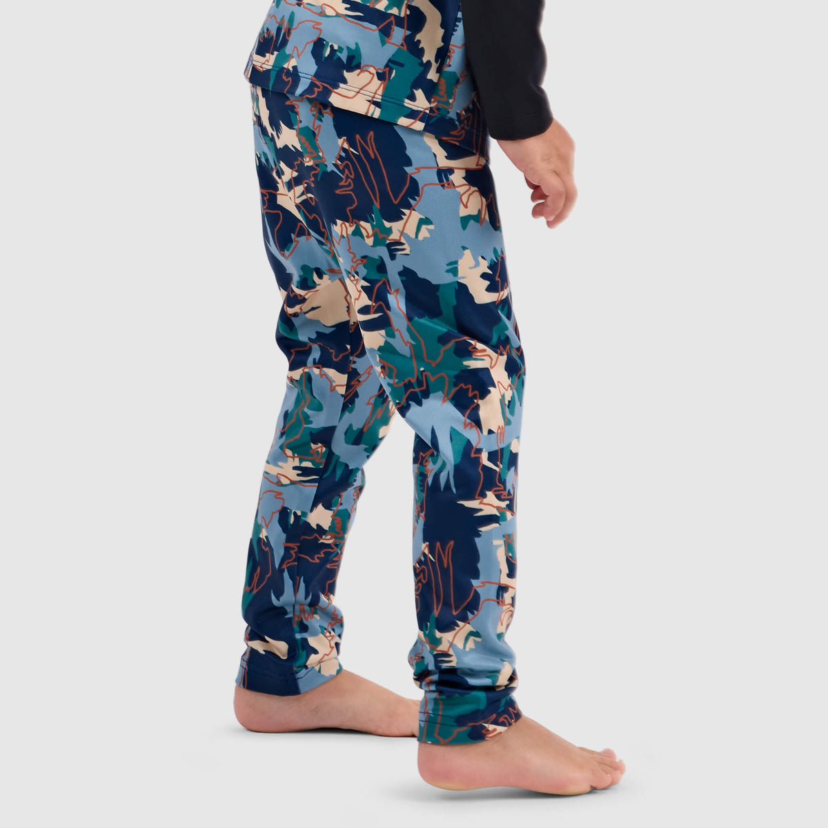 Kids' Little Pine Baselayer Pant BlackStrap #color_badlands deschutes