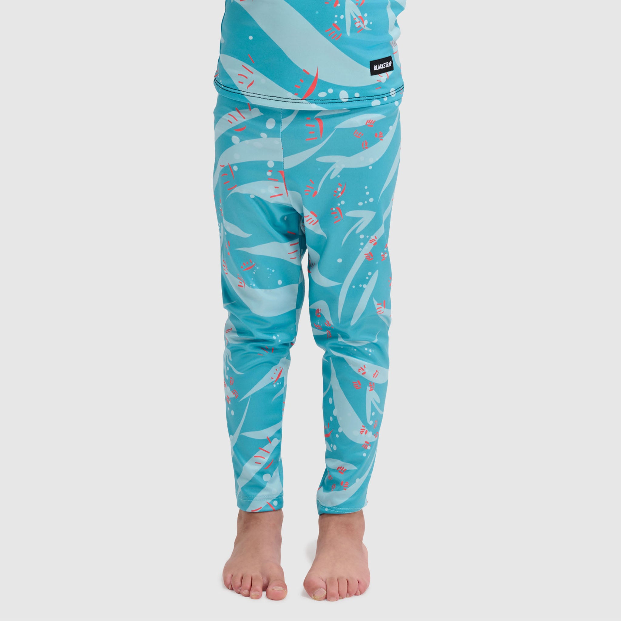Kids' Little Pine Baselayer Pant BlackStrap #color_origami glacier