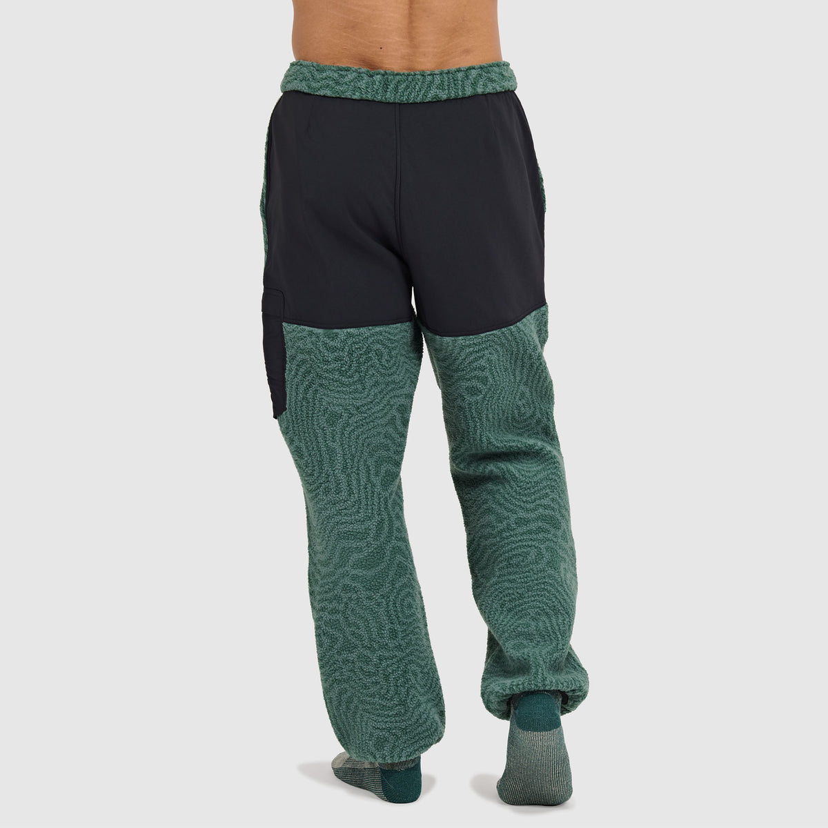 BlackStrap Mens Caldera Fleece Pant #color_inprint obsidian