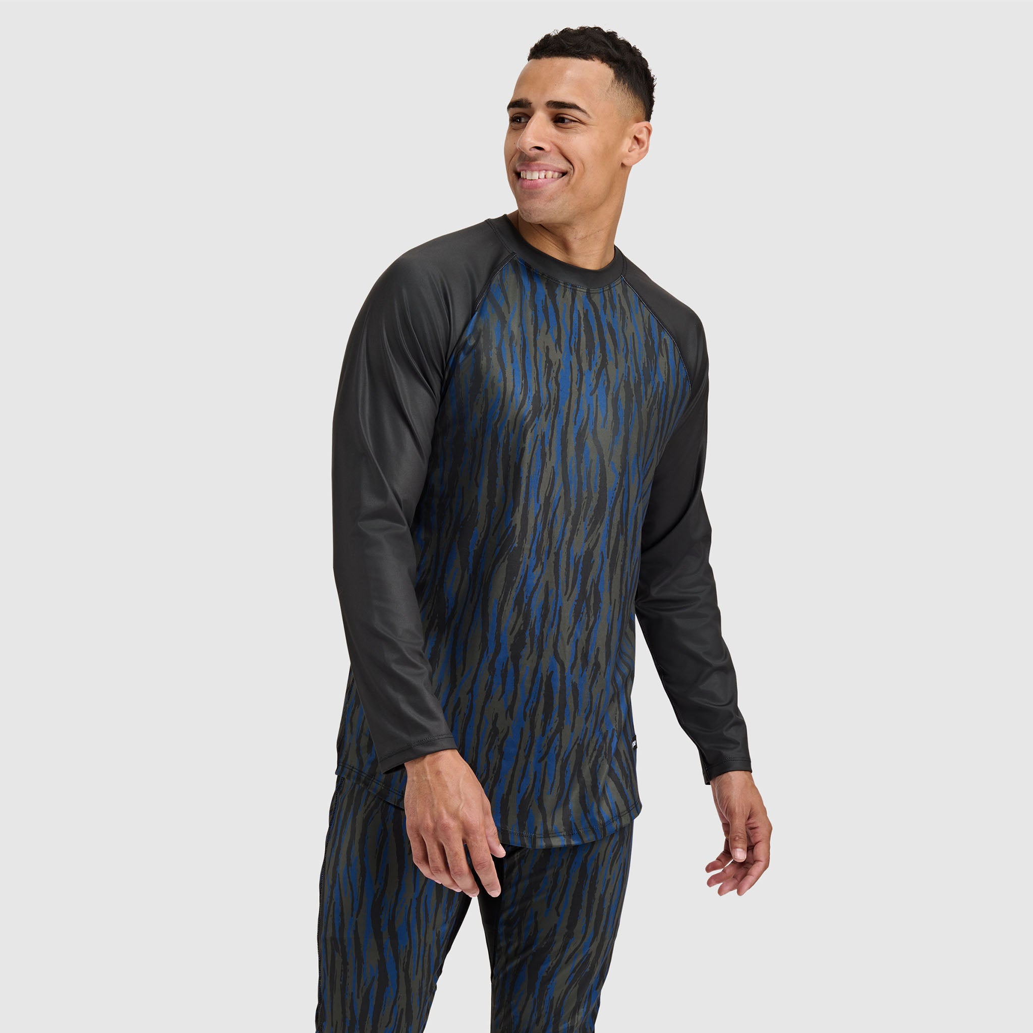 Men's Skyliner All-Season Base Layer Crewneck BlackStrap #color_pondy deschutes
