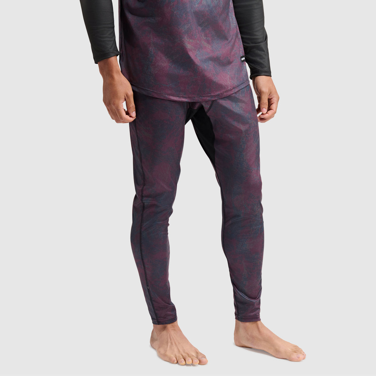 Men's Skyliner All-Season Base Layer Pants BlackStrap #color_pulse cherry