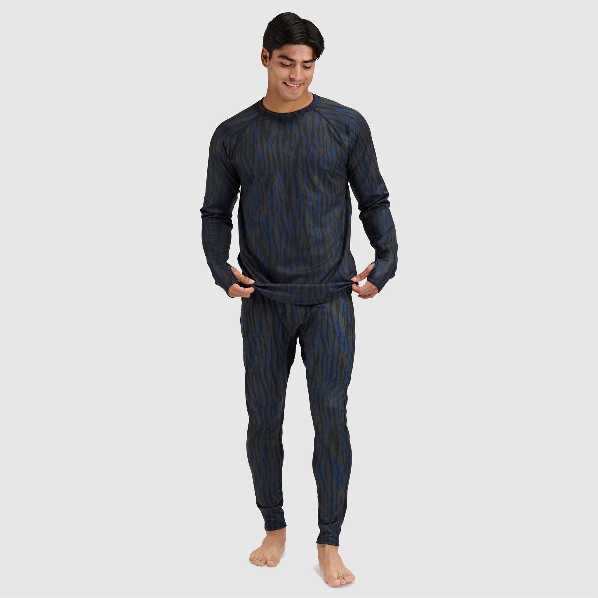 Men's Summit Base Layer Pants BlackStrap #color_pondy deschutes