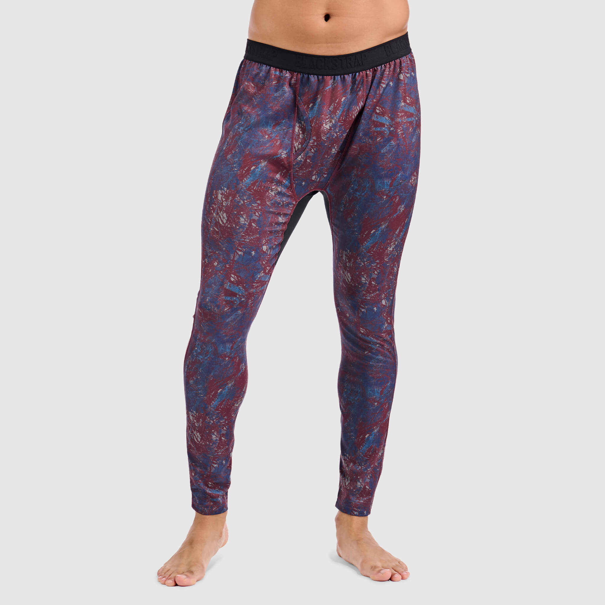 Men's Summit Base Layer Pants BlackStrap #color_pulse-cherry