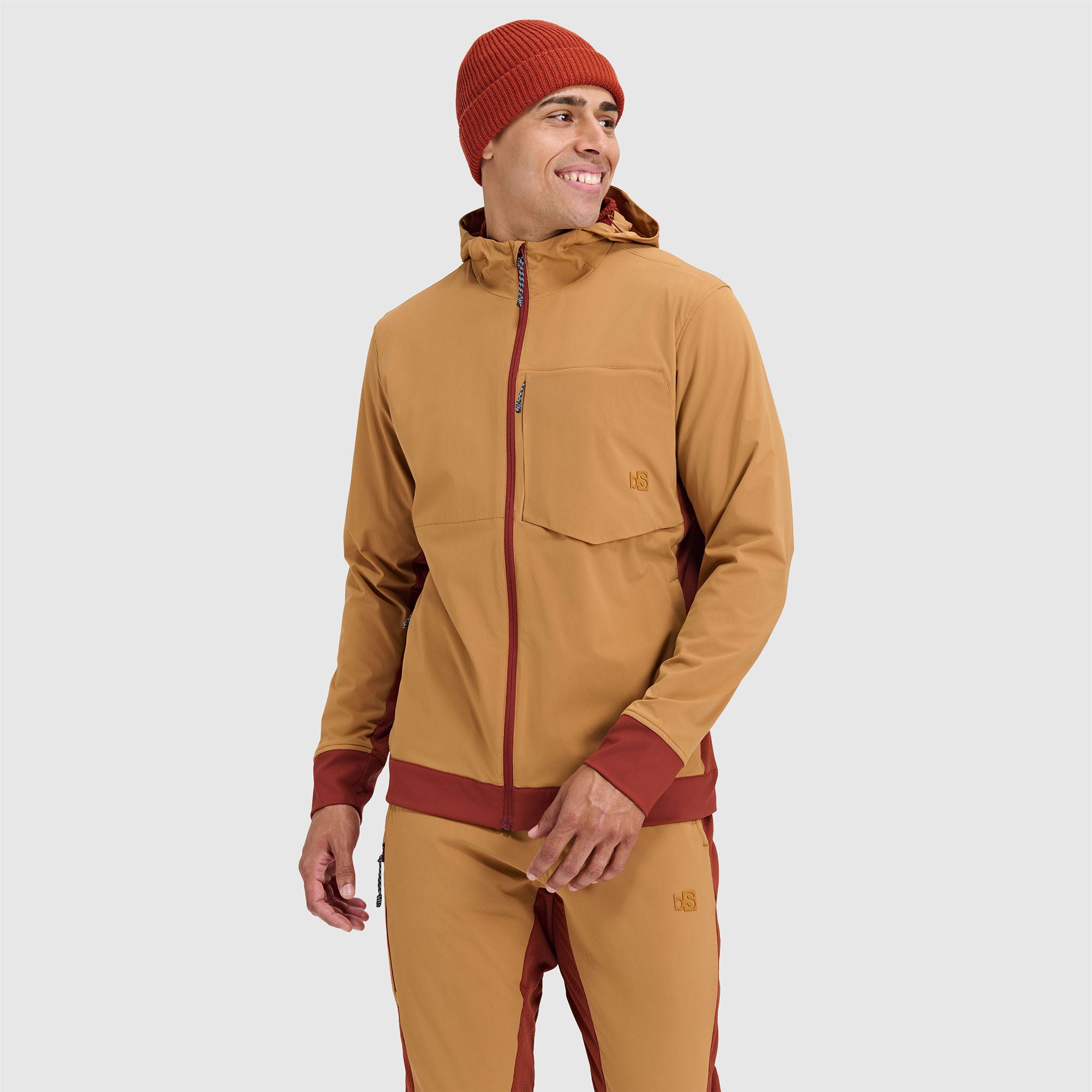 BlackStrap Mens Tribrid full zip Jacket #color_fossil