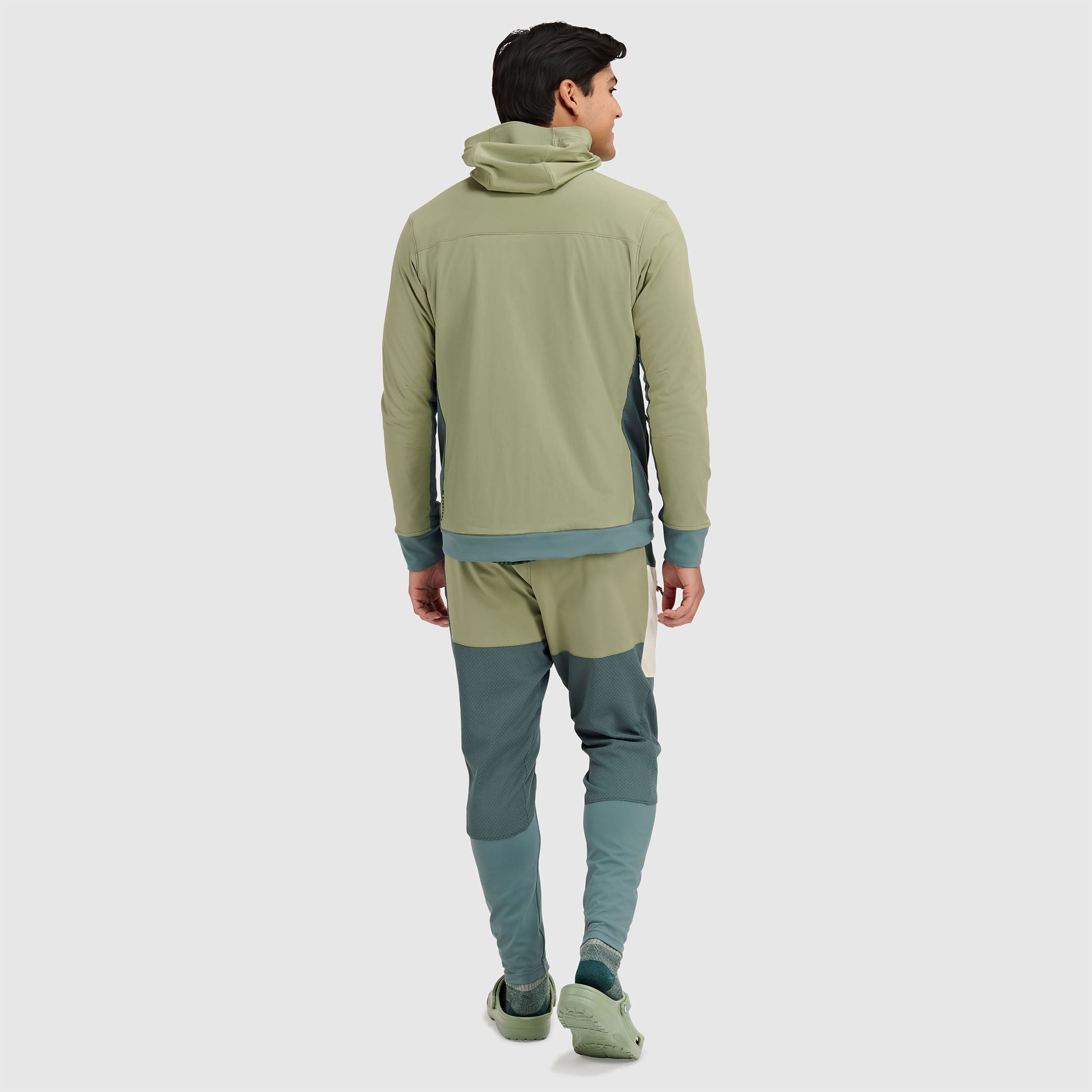 BlackStrap Mens Tribrid full zip Jacket #color_sagebrush