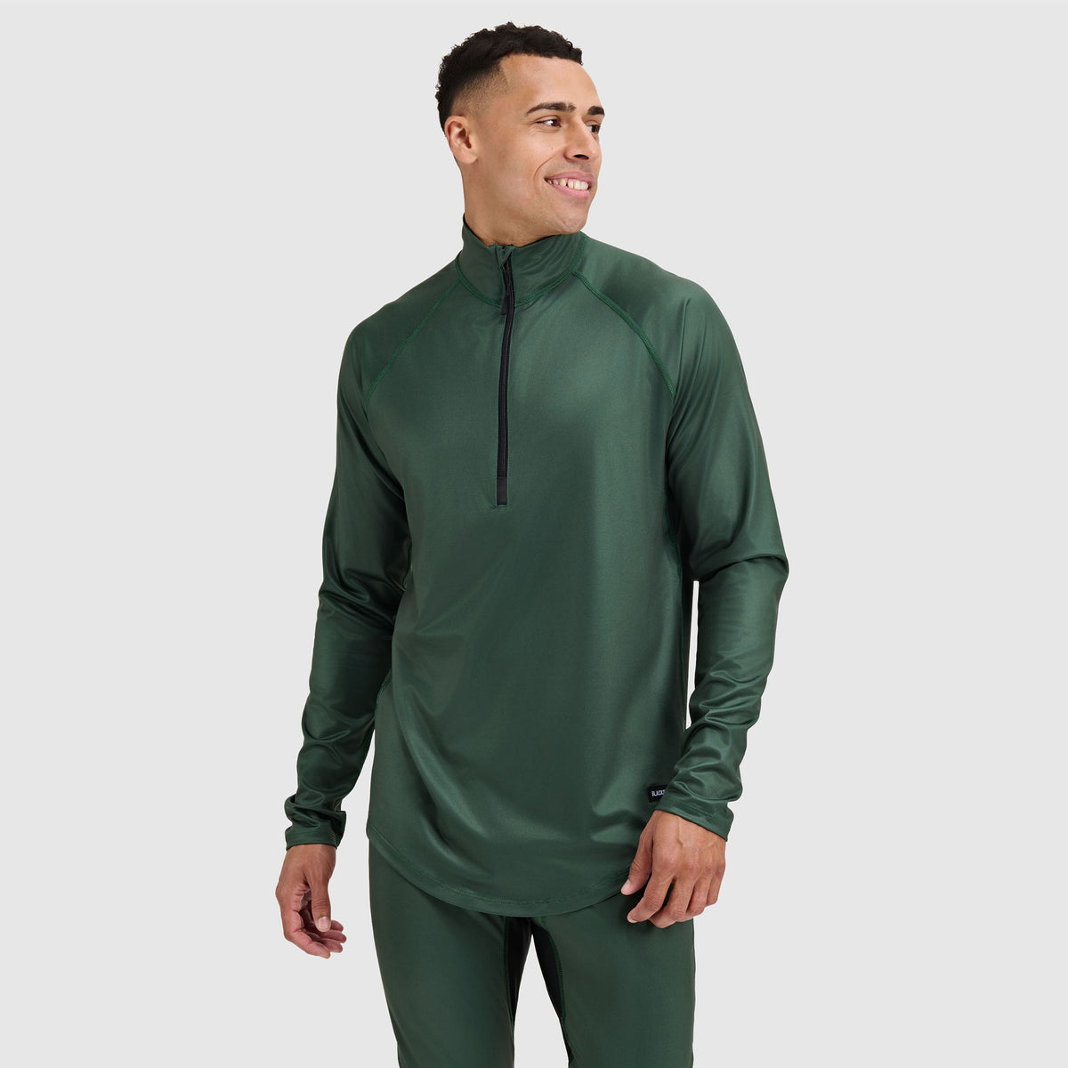 BlackStrap Mens Vista Quater Zip Pullover #color_obsidian