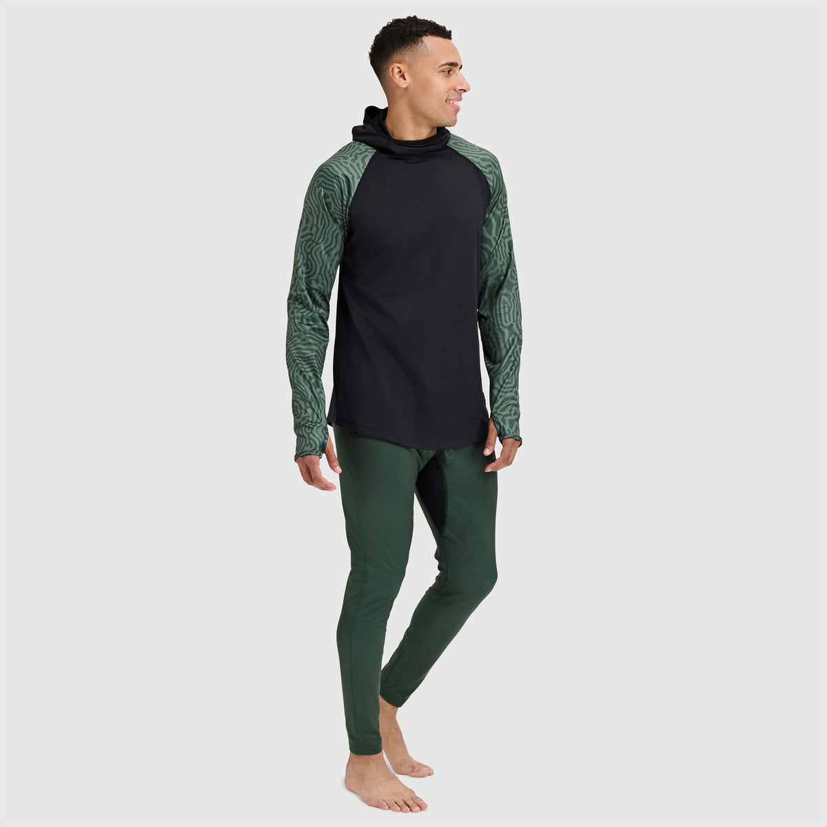 BlackStrap Men's Vista Baselayer Hoodie #color_inprint obsidian