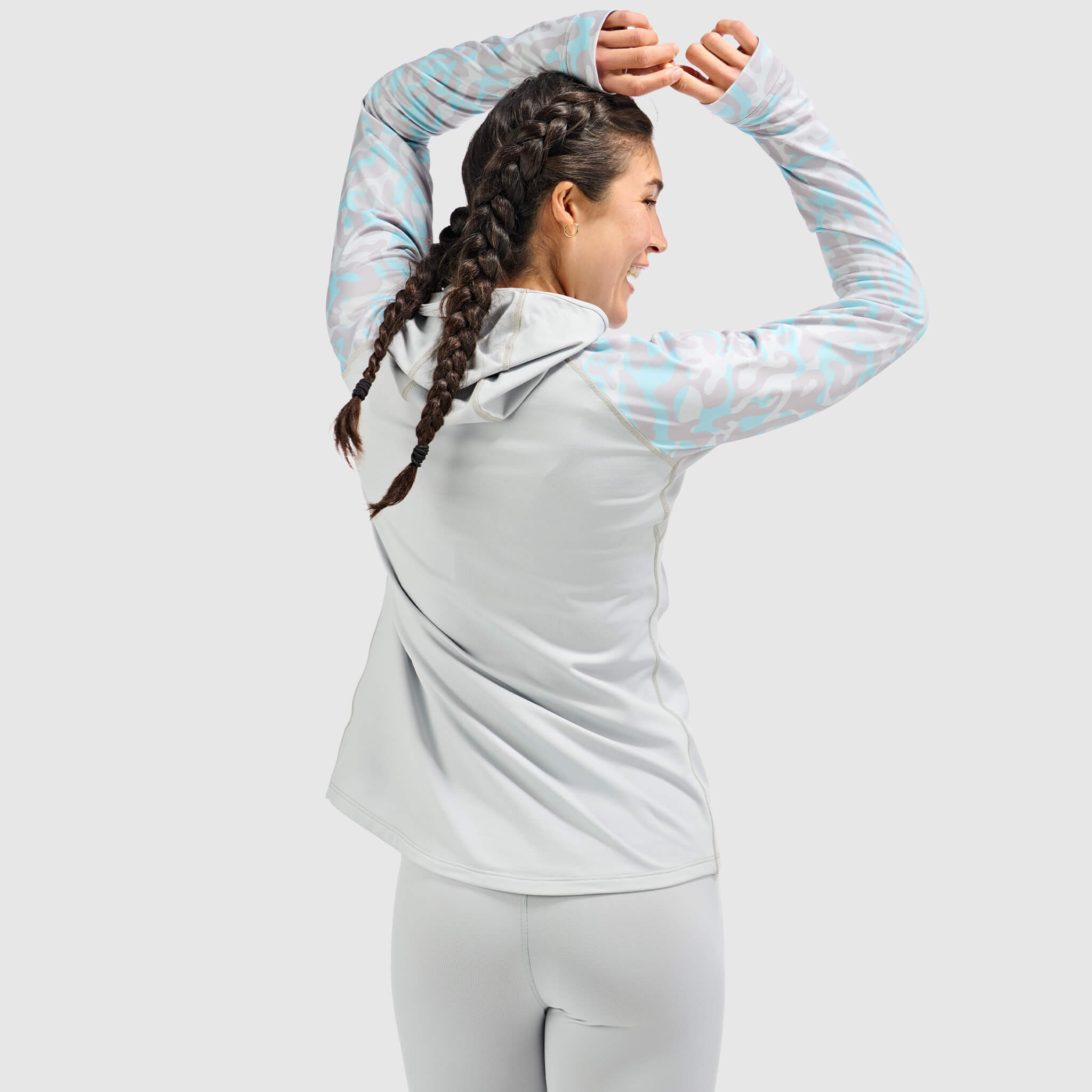 BlackStrap Women's Vista Baselayer Hoodie #color_animo-ash