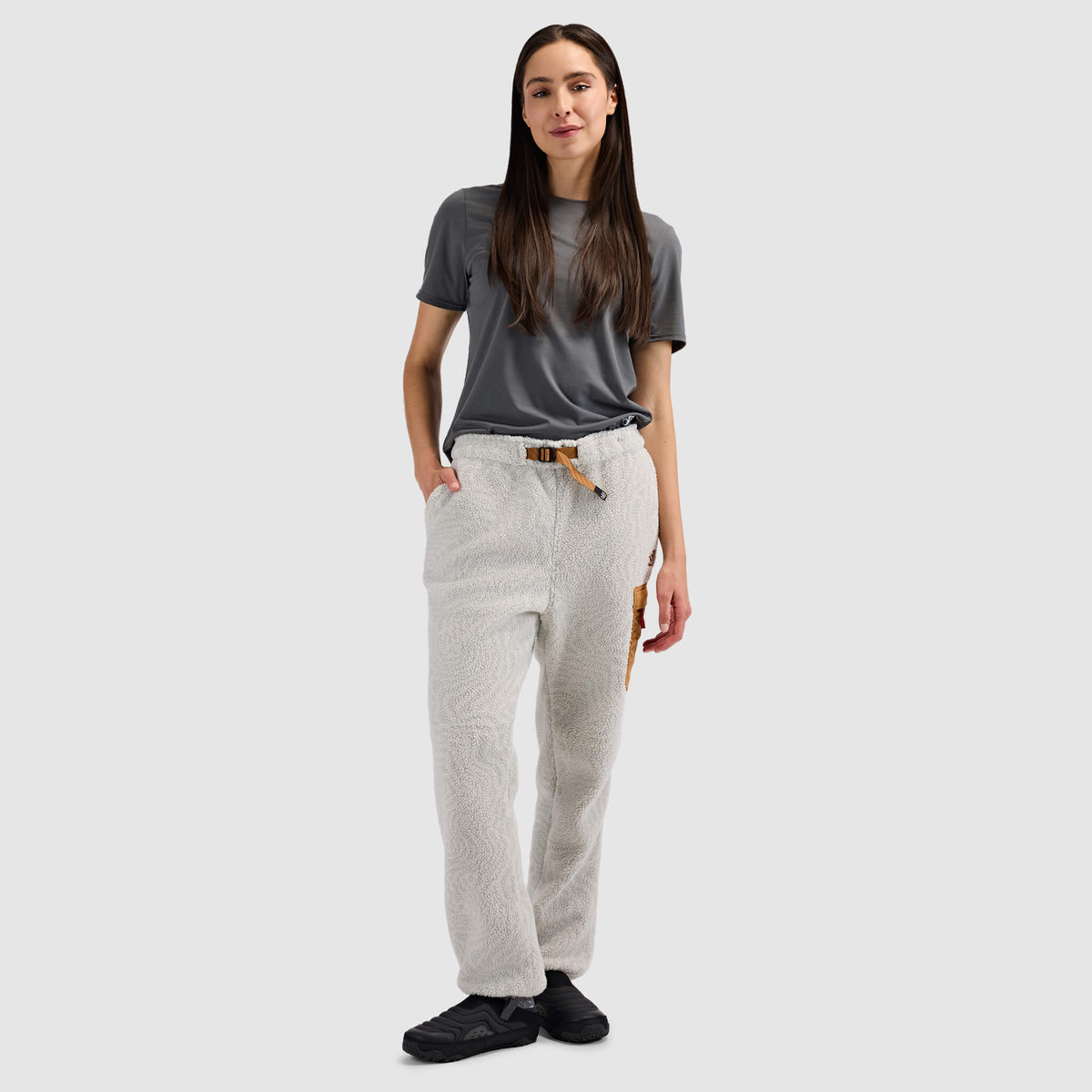 BlackStrap Women's Caldera Sherpa Fleece #color_inprint ash
