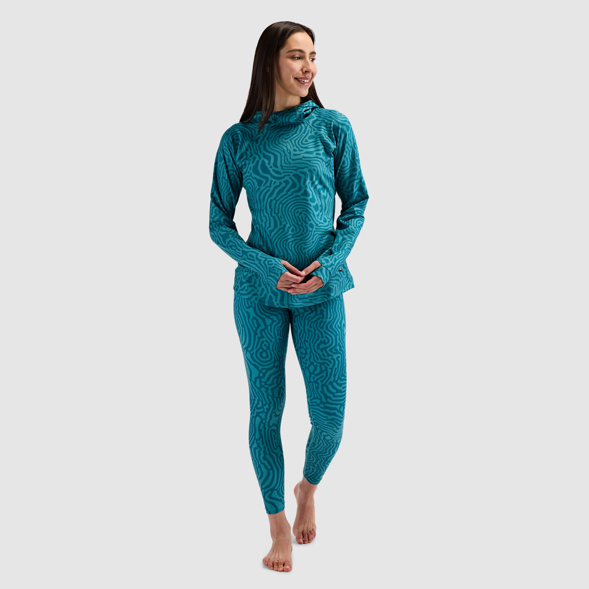 BlackStrap Women's Summit Baselayer Leggings #color_inprint surge