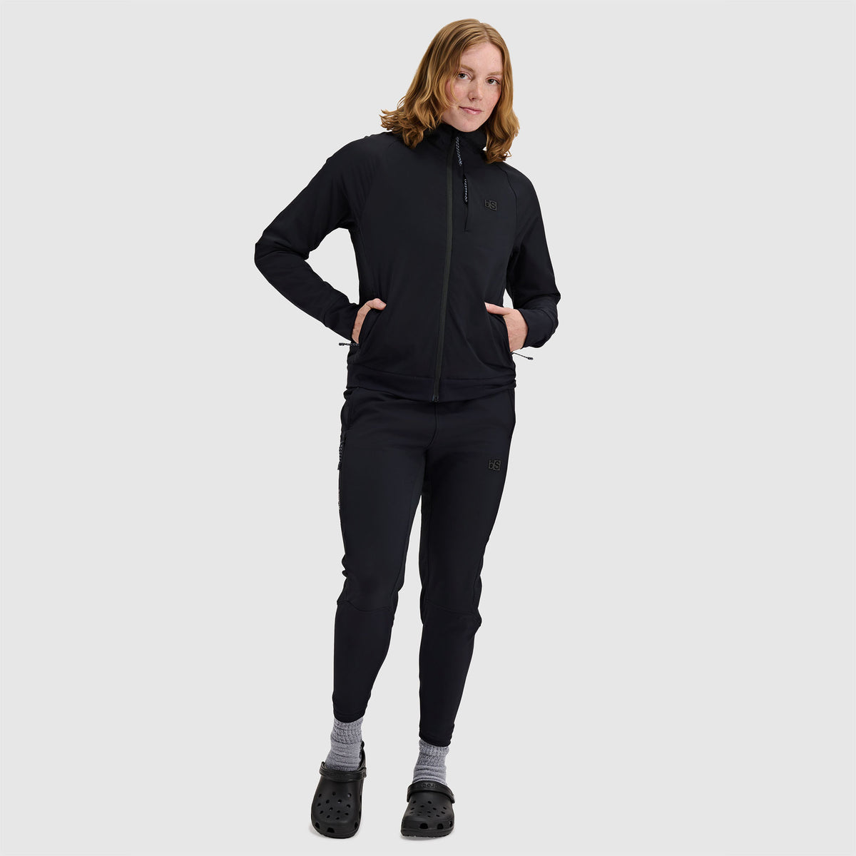 BlackStrap Womens Tribrid Full Zip Jacket #color_black