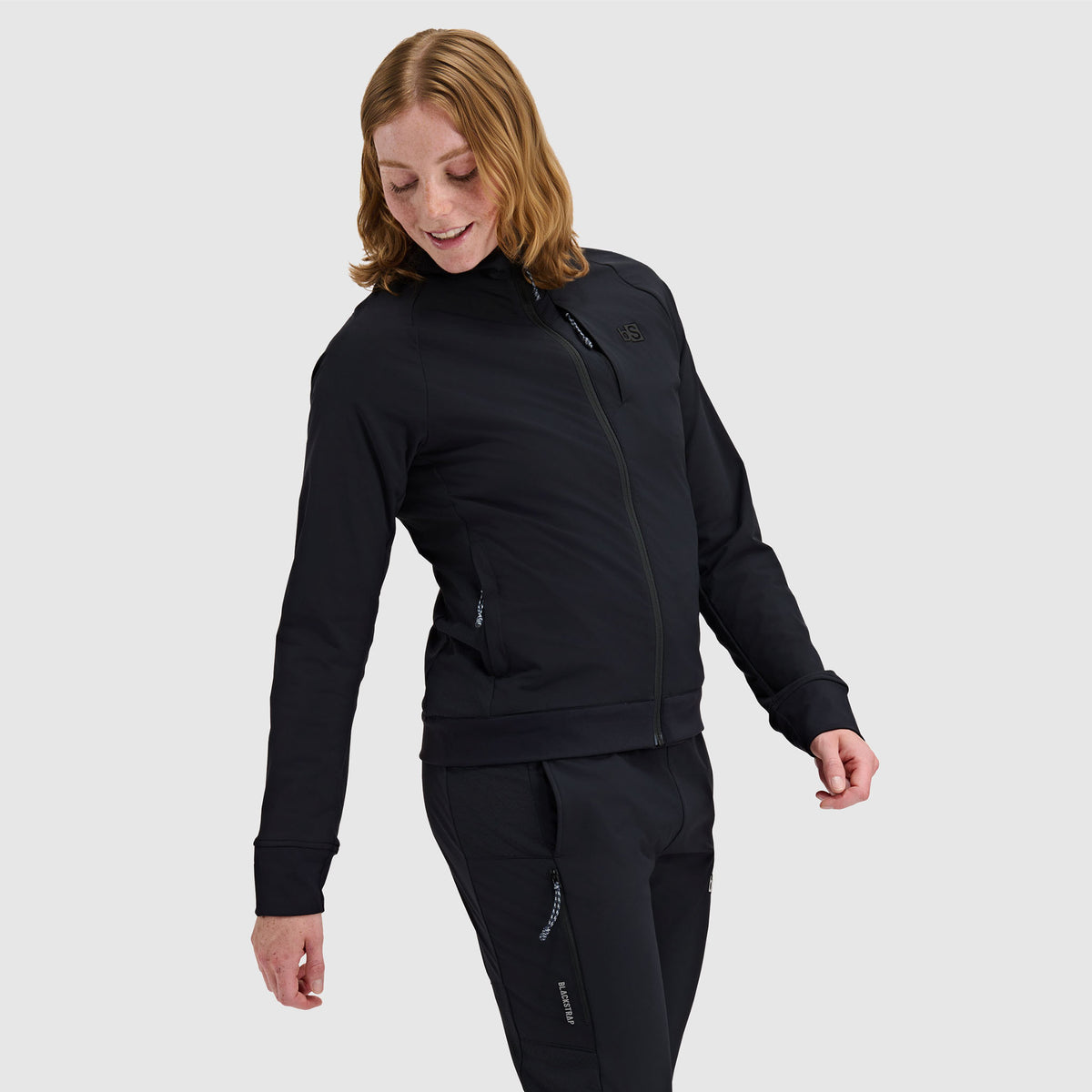 BlackStrap Womens Tribrid Full Zip Jacket #color_black