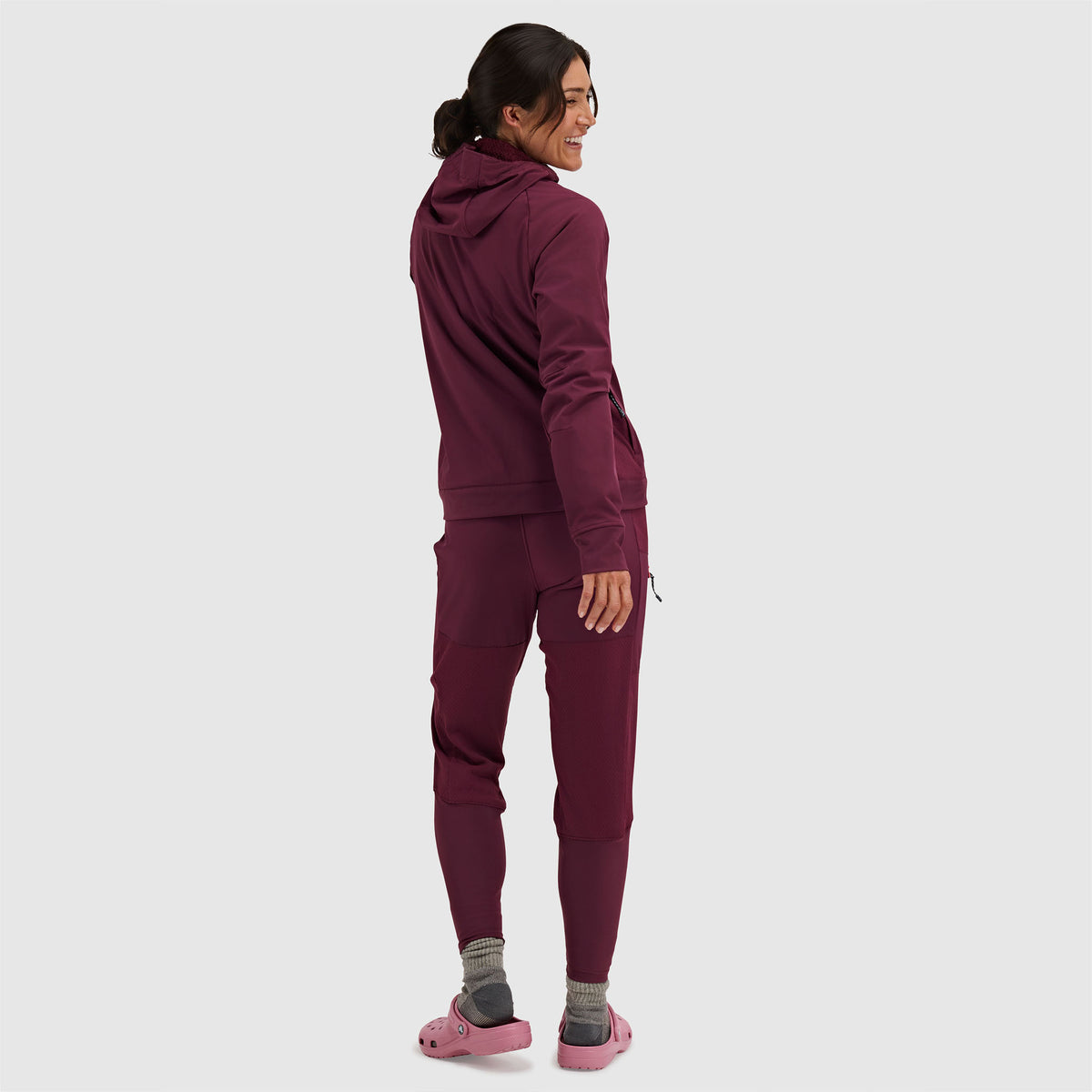 BlackStrap Womens Tribrid Full Zip Jacket #color_cherry