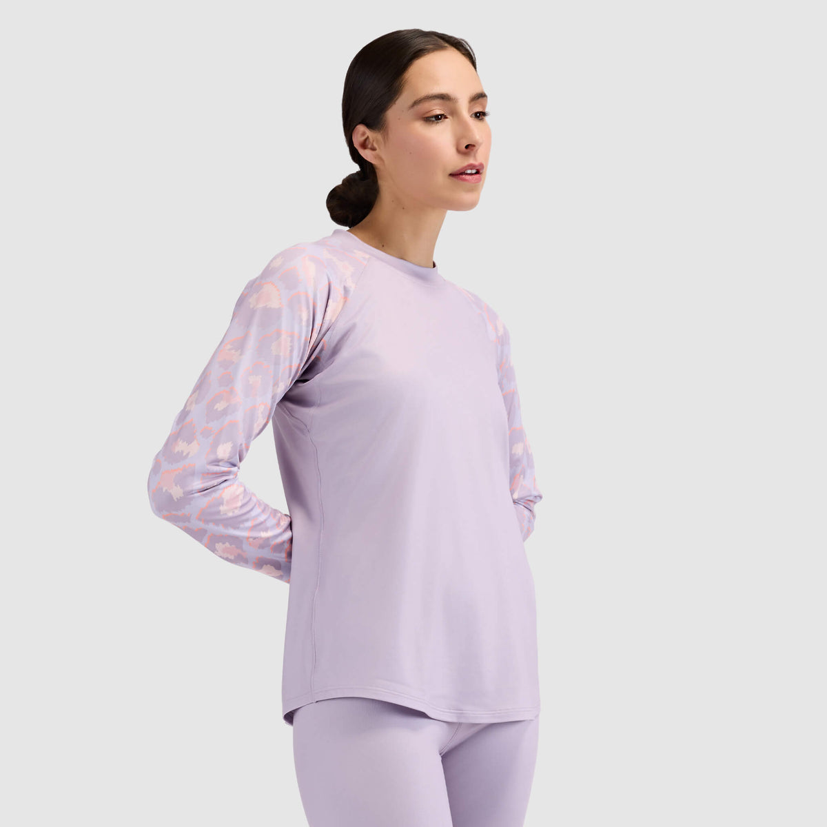 BlackStrap Women's Vista Baselayer Crewneck Long Sleeve #color_ocelot dusk