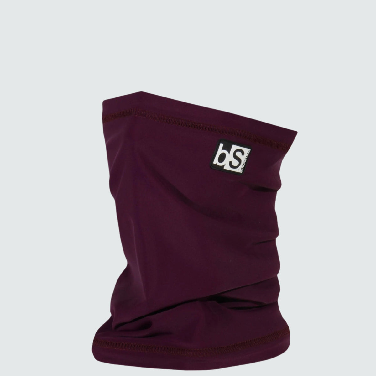 Dual Layer Tube Neck Warmer | Solids Blackstrap Merlot #color_merlot