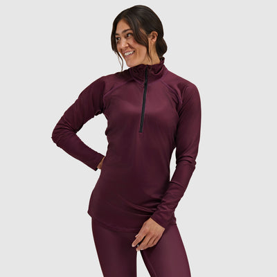 BlackStrap Womens Quarter Zip Hoodie fit video
