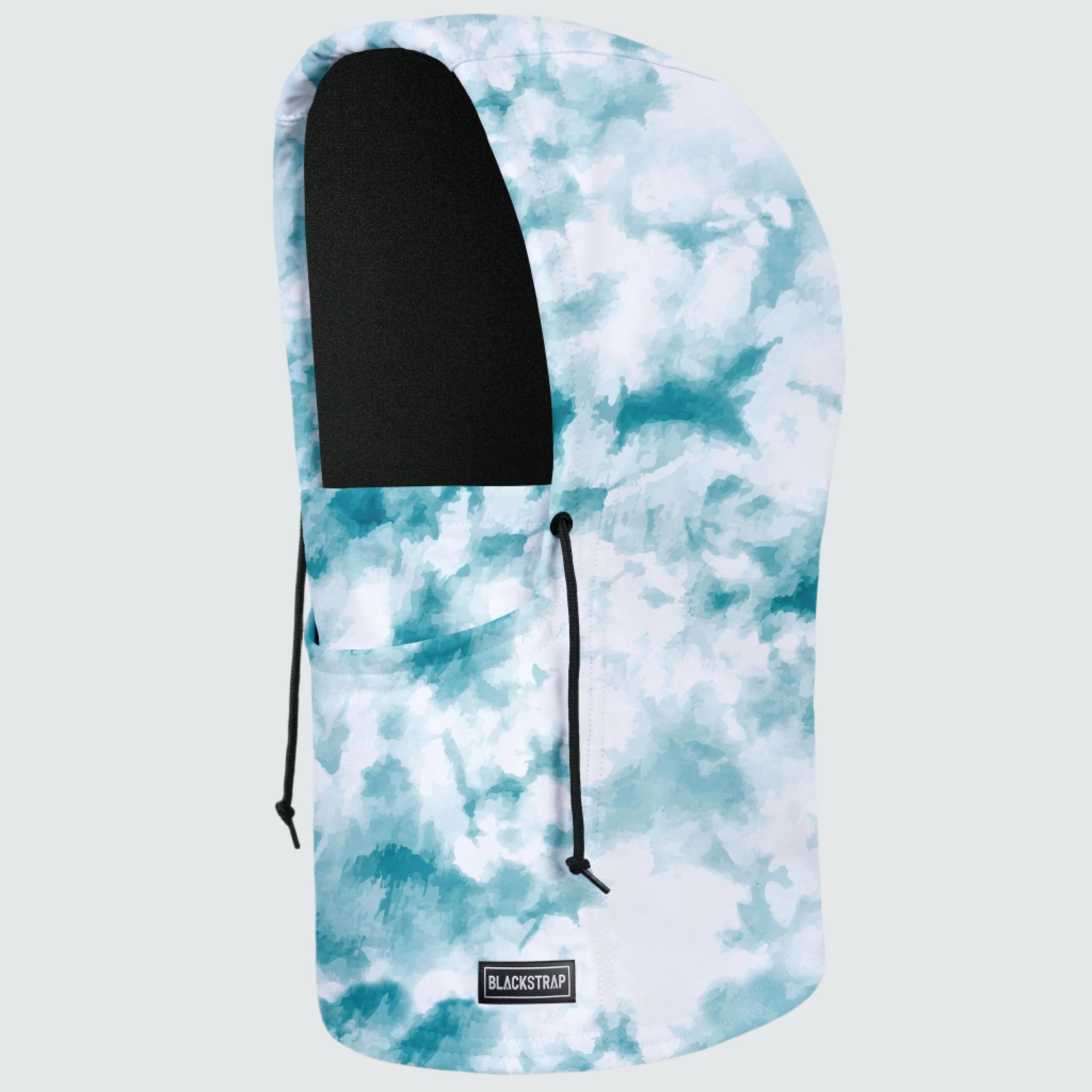 Camber Hood Adjustable Balaclava | Prints BlackStrap Overcast Teal #color_overcast teal